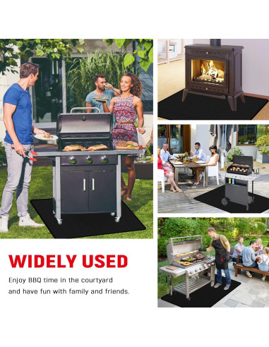 Mat protector para parrilla Rumlick 121,9 x 76,2 cm