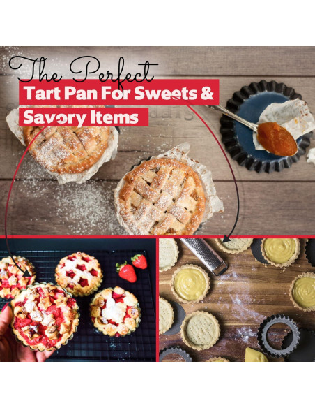 Paquete de 8 Moldes Redondos Antiadherentes FIDZ PAN 10 cm