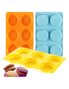 Molde de Silicona para Muffin Top Mituer - Juego de 3