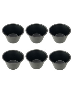 Set de 6 moldes para popover Heluok antiadherentes 8.9 cm