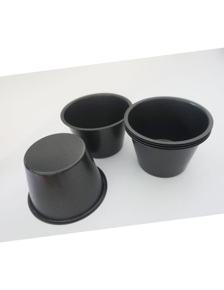 Set de 6 moldes para popover Heluok antiadherentes 8.9 cm