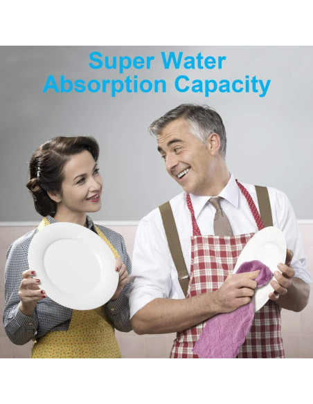 12 Toallas de Cocina Reutilizables OstWony 25x15 cm Microfibra