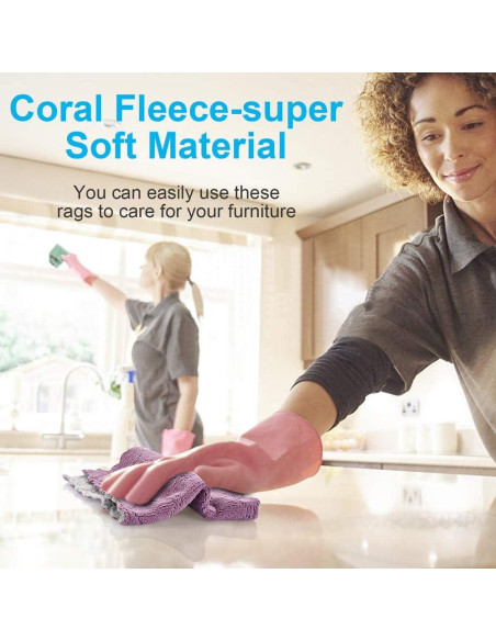 12 Toallas de Cocina Reutilizables OstWony 25x15 cm Microfibra