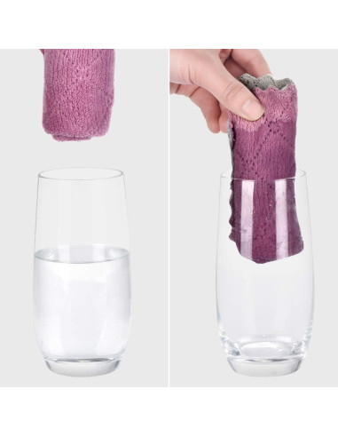 12 Toallas de Cocina Reutilizables OstWony 25x15 cm Microfibra