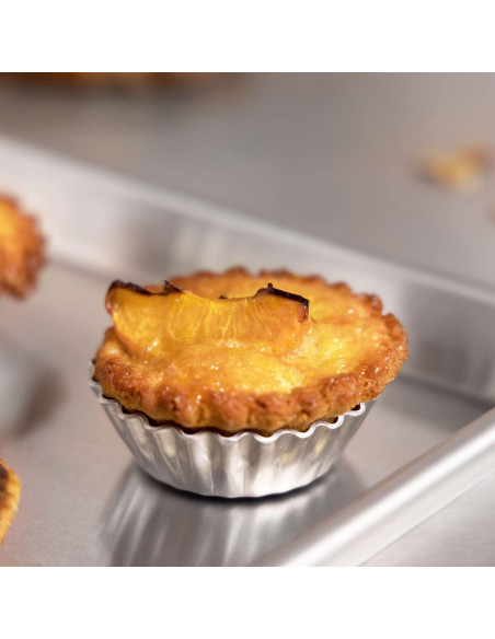 Molde para Tartaletas Mini Fat Daddio's 5.1 cm Aluminio 20 Pzs