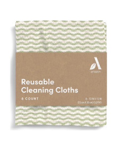 Paños de limpieza multiusos Amazon Aware 8 unidades verde