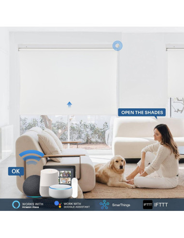 Persiana Motorizada Grandekor 88.9x182.9cm Control Remoto