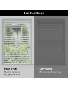 Persianas Motorizadas Astomi 55,88x279,4cm Sheer Control Remoto 2