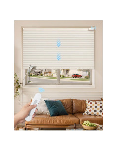 Persianas Motorizadas JaeJaes 86,36x162,56 cm Opacas Blancas