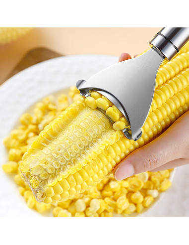Pelador de Maíz Kunovo YMP Acero Inoxidable 2 Pcs