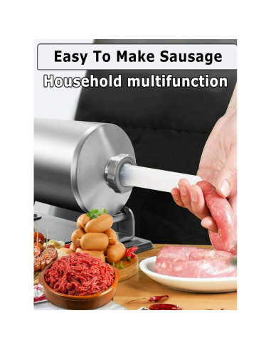 Rellenador de Salchichas MZTOGR Horizontal Acero Inoxidable 1.13 kg