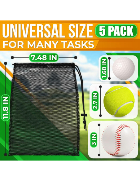 Bolsas de Malla con Cierre The Little Green Change 5Pcs