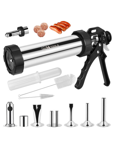 Pistola para hacer jerky HK de acero inoxidable 2.5kg con boquillas