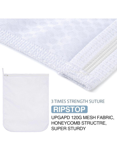 3 Bolsas de Lavandería Malla RoomyRoc 30x38 cm Delicados