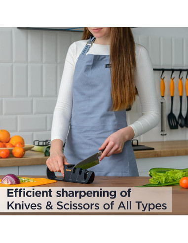 Afilador de cuchillos Deiss PRO con ángulo ajustable - Manual