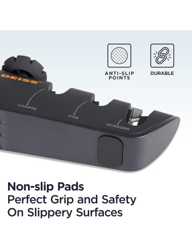 Afilador de cuchillos Deiss PRO con ángulo ajustable - Manual