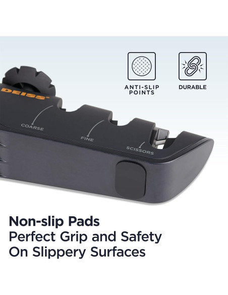 Afilador de cuchillos Deiss PRO con ángulo ajustable - Manual