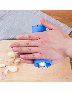 Pelador de Ajo de Silicona SquarezhenBo Azul - Herramienta de Cocina 2