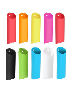 Juego de 10 Peladores de Ajo Silicona DXary Multicolor