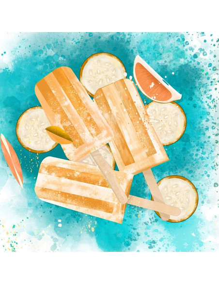 Moldes de Paletas de Silicona Azonbey 10 Cavidades Rojo