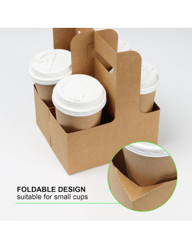 Portavasos de 2 tazas KVMORZE con asa - 20 unidades