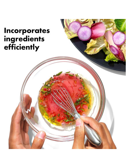 Batidor de Acero Inoxidable OXO 22.86 cm Apto Lavavajillas