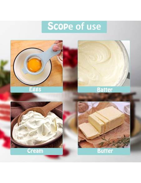 Batidor de huevos Jninexiu 30 cm acero inoxidable semi-automático