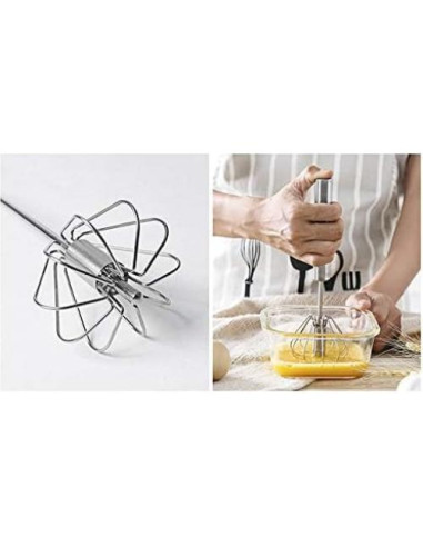 Batidor de Huevos Manual Chinshwehaw 30.48 cm Acero Inoxidable