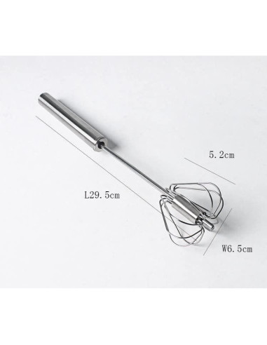 Batidor de Huevos Manual Chinshwehaw 30.48 cm Acero Inoxidable