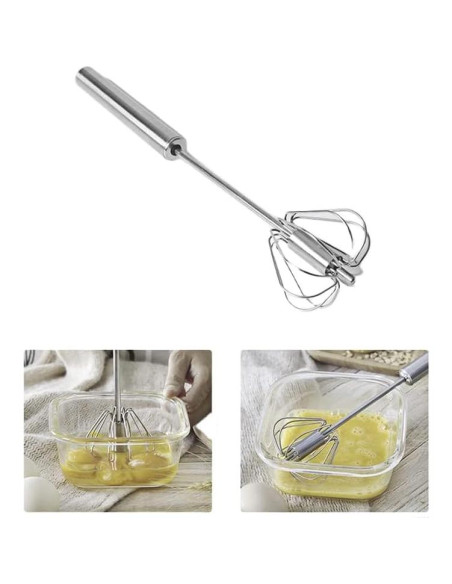 Batidor de Huevos Manual Chinshwehaw 30.48 cm Acero Inoxidable