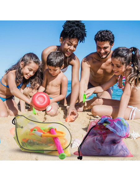 Bolsas de Almacenamiento de Malla PLULON 12 Pcs 34x40 cm