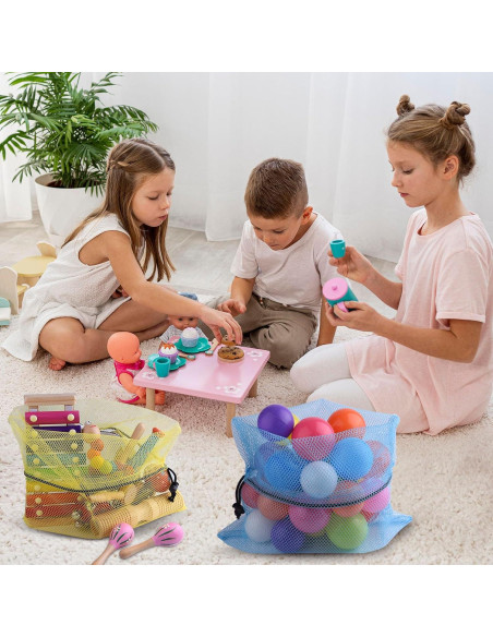 Bolsas de Almacenamiento de Malla PLULON 12 Pcs 34x40 cm