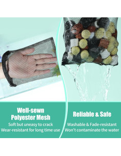 Bolsas de Filtro para Acuario AQUANEAT 10 Pcs 14x20 cm 2