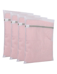 Juego de 4 bolsas de lavandería de malla HFengQ 30x40 cm