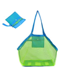 Bolsa de Playa Plegable Septo Grande Malla Azul 0.06 kg