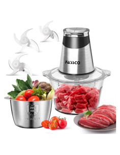 Procesador de Alimentos FASSCO AMJ-217A 400W 2L 2 Velocidades