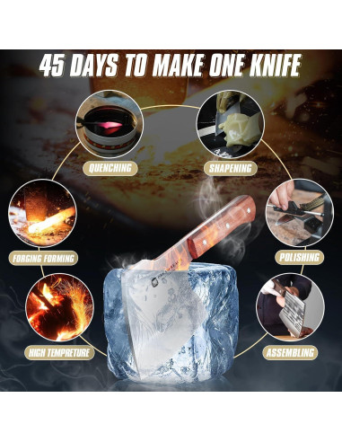 Cuchillo de Carnicero Dream Reach 29 cm Acero Inoxidable