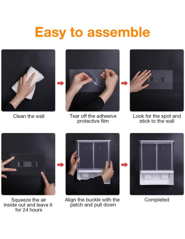 Etiqueta Adhesiva Conworld 1 Pcs Transparente Sin Rastro