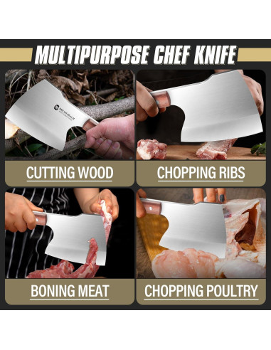 Cuchillo de Carnicero Dream Reach 29 cm Acero Inoxidable