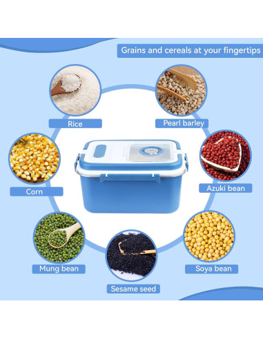 Contenedor de Almacenamiento Hermético AnRui 10L Azul