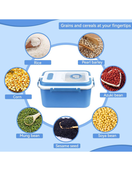 Contenedor de Almacenamiento Hermético AnRui 10L Azul