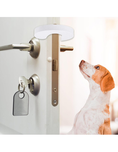 6 Topes de Puerta Anti Golpe Yuomeaz, Espuma EVA Blanca