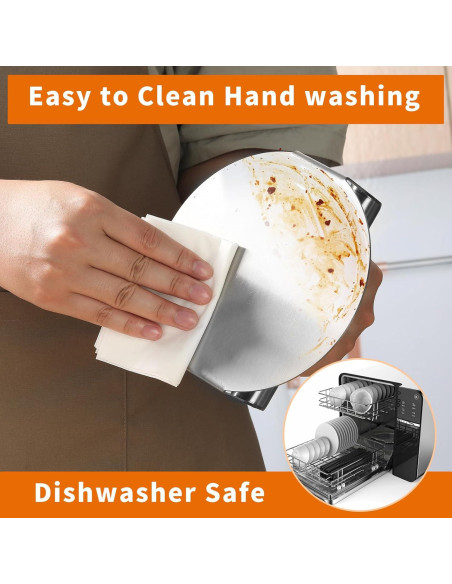 ALLTOP Prensa de Hamburguesas Acero Inoxidable 14 cm