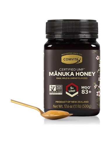 Miel de Manuka Cruda Comvita UMF 5+ 500g Pura y No OGM