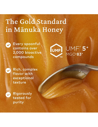 Miel de Manuka Cruda Comvita UMF 5+ 500g Pura y No OGM