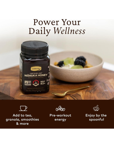 Miel de Manuka Cruda Comvita UMF 5+ 500g Pura y No OGM