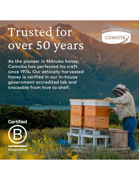 Miel de Manuka Cruda Comvita UMF 5+ 500g Pura y No OGM
