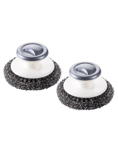 Estropajo de Acero Inoxidable MUUBOOX con Mango Antideslizante