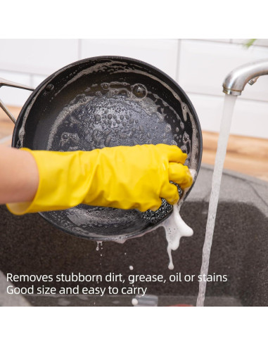 Paquete de 12 Estropajos de Acero Inoxidable Motroce