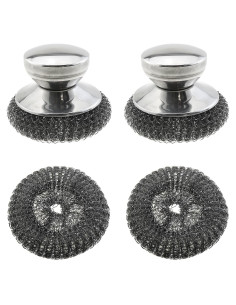 Estropajo de Acero Inoxidable ZZHXSM 2 Piezas para Cocina